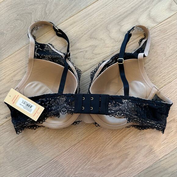 ThirdLove All Day Lace Uplift Plunge Bra Black 36B NWT - Picture 3 of 4